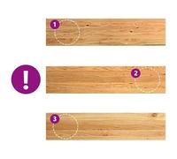 Gecheer Gradini 8 pz Marrone Chiaro 110x25x2 cm Legno Massello RovereScalini per Letto