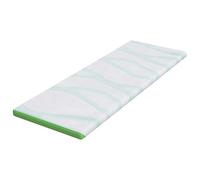 Gecheer Guanciali per materassi Bianco e Verde 70 x 200 cmLetto con Materasso