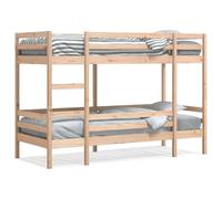 Gecheer Letto a Castello 80x200 cm in Legno Massello di Pino,Struttura,Telaio Letto,Letto Singolo,Matrimoniale,Struttura Letto,Moderno,Giroletto Una Piazza e Mezza,L3284215