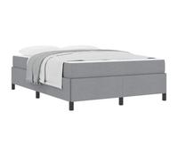 Gecheer Letto a molle Grigio chiaro Nero 140 x 200 cmLetto con Luci LED