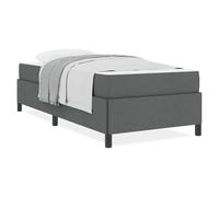 Gecheer Letto a molle Grigio scuro Nero 80 x 200 cmLetto con Luci LED