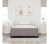 Gecheer Letto a molle Tortora Nero 140 x 200 cmLetto con Luci LED