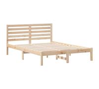Gecheer Letto a Scomparsa, 135 x 190 cm, Legno di Pino, Design Minimalista, Ideale per Stanza da Letto