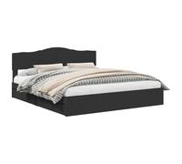 Gecheer Letto con contenitore, modello moderno in legno multistrato, dimensioni 200x200 cm, con spazio di stoccaggio, ideale per la vita in città