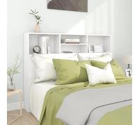 Gecheer Letto pieghevole per 2 persone,divano letto Armadio per testiera bianco 140x19x103,5 cm