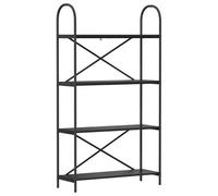 Gecheer Libreria moderna, design minimalista elegante, dimensioni 80 x 30 x 146 cm, legno multistrato, scaffale organizzazione libri, per salotto e arredamento casa