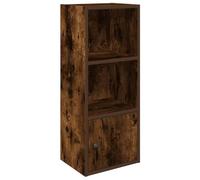 Gecheer Libreria per libri, scaffalatura armadietto archivio mobile con ripiani, multistrato 31x24x77 cm, per organizzazione casa e arredamento interni