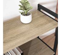 Gecheer Libreria rovere sonoma 80 x 30 x 48.5 cm Legno multistratoMobile per Ingresso