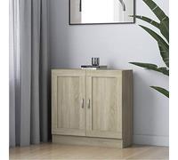 Gecheer Libreria Rovere Sonoma 82,5x30,5x80 cm in Truciolato,Libreria Moderna,Mobiletto Armadietto Mobile Armadio,Credenza,Libreria Scaffale,Libreria per Soggiorno,Armadio di Stoccaggio