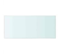 Gecheer Mensola in vetro trasparente, 50x25 cm, per parete