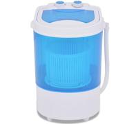 Gecheer Mini Lavatrice Elettrica a Vaschetta Singola - Ideale per Studenti e Campeggiatori con Tubi di Scarico e Alimentazione Inclusi