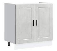 Gecheer Mobile base lavello, porto grigio cemento 80x46x81.5 cm