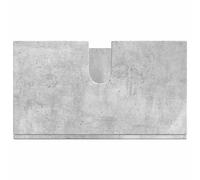 Gecheer Mobile per lavabo da bagno Grigio cemento 60 x 34 x 63 cmMobile Bagno in Rovere