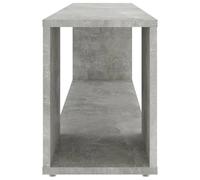Gecheer Mobile TV Grigio Cemento 100x24x32 cm in TruciolatoParete attrezzata per televisore con illuminazione