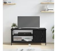 Gecheer Mobile TV Rovere nero 100 x 40 x 45 cm Legno multistratoMobili TV moderniSet porta TV