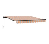 Gecheer Ombrellone Retrattile Automatico a Strisce Multicolore 300x250 cmLetti moderni