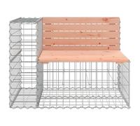 Gecheer Panca Giardino Design Gabbione 92x71x65,5 cm Massello DouglasMobili relax per giardino