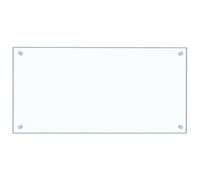 Gecheer Paraschizzi per cucina, trasparente, 80x40 cm, vetro temperato, per piano cottura