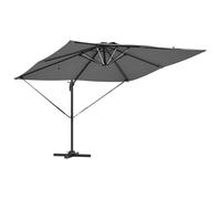 Gecheer Parasol Roma Cantilever con blocco 286 x 285 x 270 cm AlluminioOmbrellone Cantilever LED