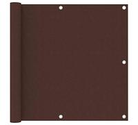 Gecheer Paravento da Balcone Marrone 90x500 cm in Tessuto Oxford,Schermo per Balcone,Telo frangivista per Balcone,Frangivista Balcone,Protezione Privacy,Resistente Ai Raggi UV,P135074