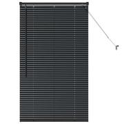 Gecheer Persiane Veneziane in Alluminio, Nero, Controllo Luce e Privacy, Ideali per Stanze Moderne