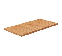 Gecheer Piano Bagno Marrone Chiaro 80x40x2,5cm Legno Massello Trattato,Piano di Lavoro/d’appoggio/Top da Bagno,Piani Bagno,Top Bagno Piano per Lavabo,Piano Tavolo,Piano del Tavolo,P343038