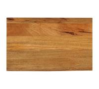 Gecheer Piano del tavolo a bordo vivo 40 x 30 x 2,5 cm in legno massello di mango, piano di ricambio per tavolo da pranzo, scrivania regolabile in altezza, tavolo da bar, tavolino da caffè