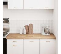 Gecheer Piano di Lavoro Multifunzione in Legno Massello Ideale per Cucina e Garage