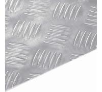 Gecheer Piastrine Antiscivolo in Alluminio 4 pz 100x20 cmPedane Antiscivolo