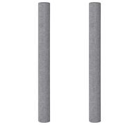 Gecheer Pile Antiscivolo da Pittore 2 pz 5 m 180 g/m² GrigioTelo imbianchino copertura