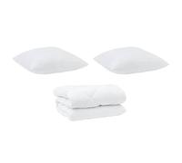 Gecheer Piumone Bianco Microfibra e Piuma d'Oca, 3 pezzi, morbido e traspirabile, per notti rinfrescanti