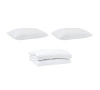 Gecheer Piumone con cuscino 3 pcs, morbido, caldo senza peso, design trapuntato, microfibra, per sonno confortevole tutto l'anno