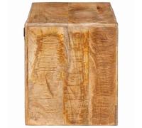 Gecheer Portabottiglie marrone, dimensioni 44 x 30 x 35 cm, in legno di mango massello