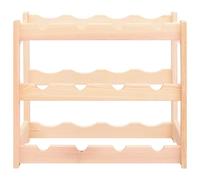 Gecheer Portavini in legno di pino, capienza 12 bottiglie, elegante e robusto, per cantina e sala da pranzo