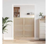 Gecheer Porte per Armadi Other 2 pcs Marrone 110 x 59.5 x 2.1 cmPorte Armadio