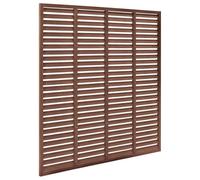 Gecheer Recinzione a Persiana in WPC 180x180 cm MarroneRecinzione giardino acciaio