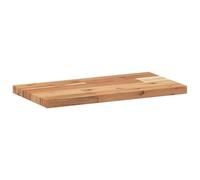 Gecheer Ripiano a Parete 60x20x2 cm Legno Massello Acacia Rifinito Olio3279499IT