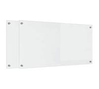 Gecheer Rivestimento da Cucina Trasparente 100 x 50 cm, Vetro Temperato, Design Rettangolare, Stile Pratico e Elegante, Ideale per Vari Stili di Cucina