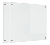 Gecheer Rivestimento da Cucina Trasparente 70 x 60 cm, Vetro Temperato, Design Rettangolare, Stile Versatile, Calore e Luce per Ambiente Culinario