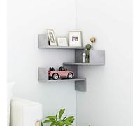 Gecheer Scaffale Mensola da Parete a Muro Angolare Moderne in Truciolato 40x40x50 cm,Scaffale Mensola ad Angolo da Parete a Muro,Scaffale da Parete da Muro Moderno,Mobiletto da Parete a Muro Moderno