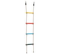 Gecheer Scala di Corda per Bambini con 4 Pioli Multicolore