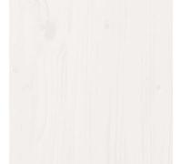 Gecheer Sedia da Giardino Bianca 60x52,5x72cm in Legno Massello di PinoPoltrona Massaggio Reclinabile