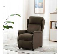 Gecheer Sedia da massaggio con cuscino Marrone 67.5 x 93.5 x 101.5 cmLettino Sole Regolabile