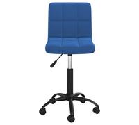 Gecheer Sedia da Pranzo Girevole Blu in VellutoPoltrona reclinabile relax