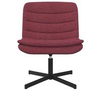 Gecheer Sedia Girevole Rosso Vino Tessuto Standard ErgonomicaPoltrona Massaggio Reclinabile