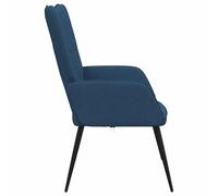 Gecheer Sedia Relax Blu in TessutoPoltrona Poggiapiedi