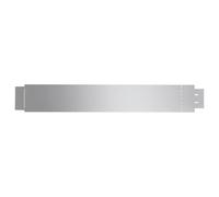 Gecheer Set 10 pz Bordo prato flessibile in acciaio galvanizzato 100 x 14 cmPali e supporti recinzione
