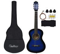Gecheer Set Chitarra Classica per Principianti 8 pz Blu 1/2 34"