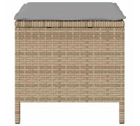 Gecheer Set da pranzo da giardino 3 pezzi con cuscini in polyrattan beige e legno di acaciaSet divani giardinoDivano esterno set