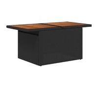 Gecheer Set da pranzo da giardino 6 pezzi con cuscini in polirattan neroSet divani giardinoDivano esterno set